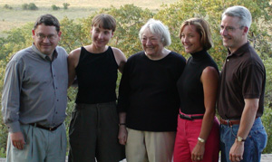 Nancy with her grown brood